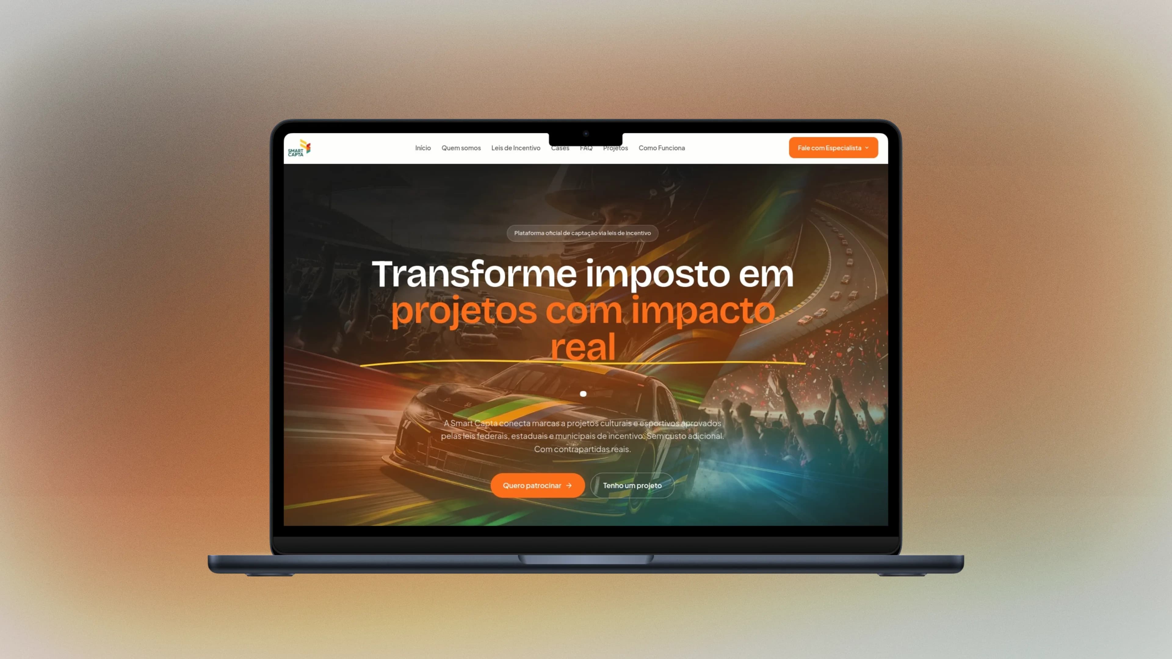 Screenshot do projeto Smart Capta