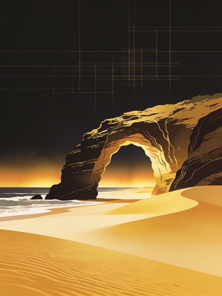 Empresa de software em Aurora/CE — Pedra Furada e as dunas de Jericoacoara, Ceará