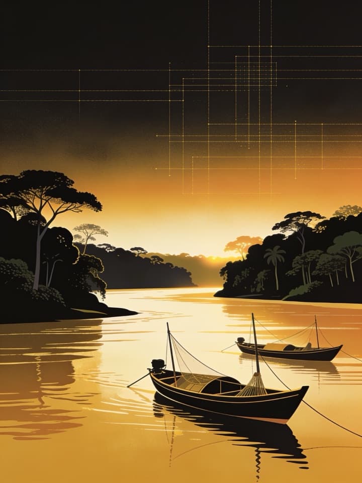 Gestor de tráfego pago em Urupá/RO — rio Madeira ao entardecer, Rondônia